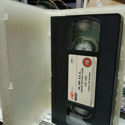 A.W.O.L Jean-Claude Van Damme video cassette like new, action