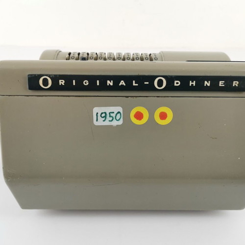 Original Odhner calculator used, functional