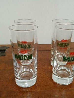 Ouzo Mini Mytilinis ouzo glasses like new, set of 4