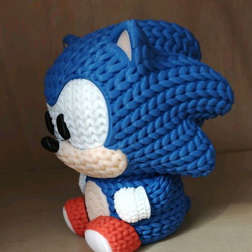 Sonic 3D figure new, printed from solid material