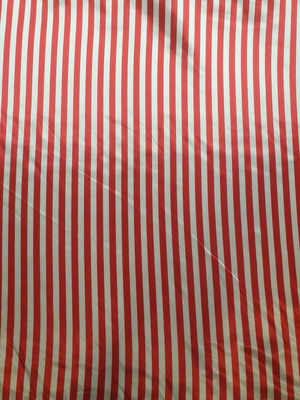 Satin striped fabric new double width