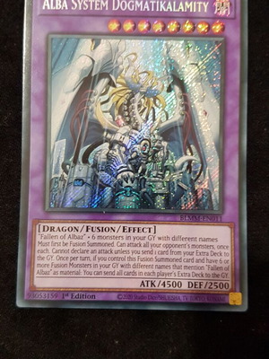 Yu-Gi-Oh! Alba System Dogmatikalamity κάρτα σαν καινούργιο