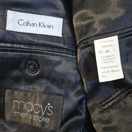 Calvin Klein men's checked jacket used, size L