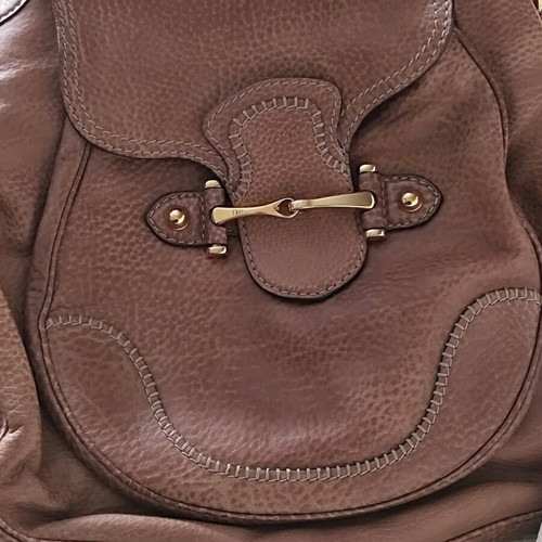 Gucci New Pelham large shoulder bag like new brown