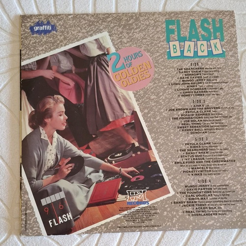 Flashback double vinyl record like new, 1990 compilation