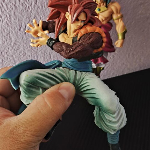 Dragon Ball Figures Gogeta SSJ4 and Broly set like new, 20cm