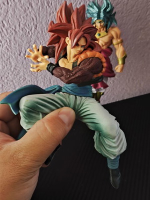 Φιγούρες Dragon Ball Gogeta SSJ4 και Broly σετ σαν καινούργιο, 20εκ