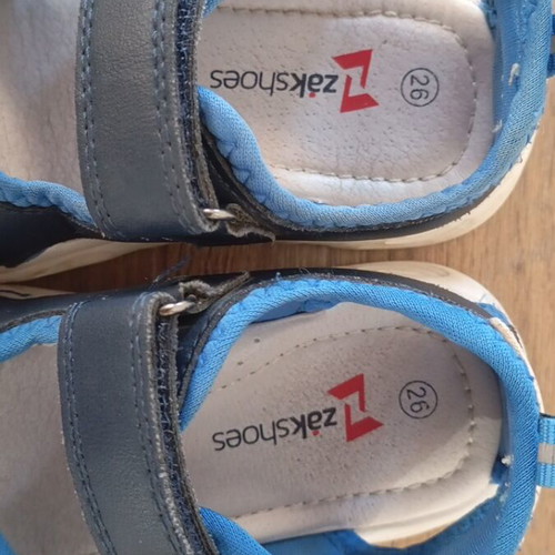 Zak shoes sandals with lights, size 26, blue
