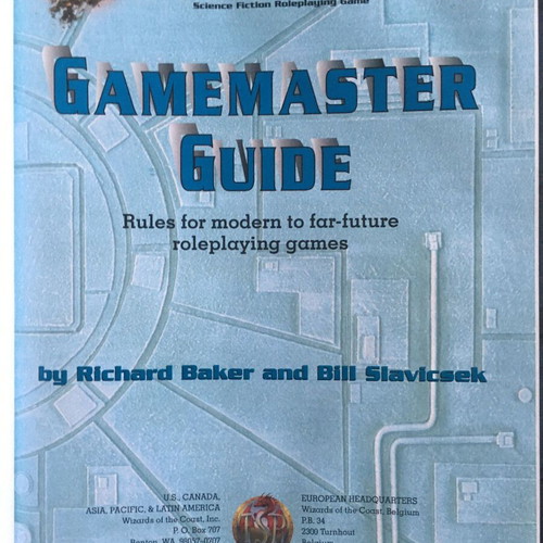 Alternity Gamemaster Guide Sci-Fi RPG book like new, English