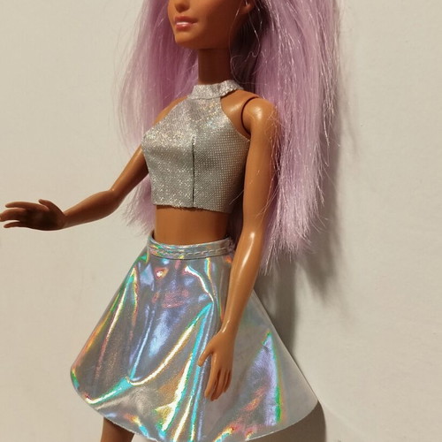Barbie Pop Star doll Careers series with purple hair like new