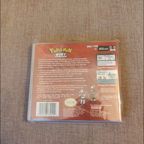 Pokemon Ruby GBA reproduction new