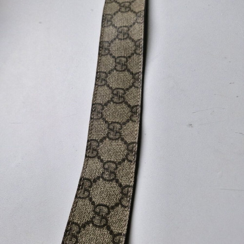 Gucci GG Supreme belt unisex size 85 used, beige and brown