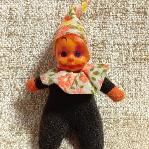El Greco Bean Doll Clown 80s Vintage Rare New