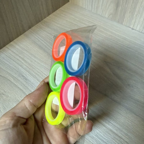 Highlighter tapes, transparent removable, 6mm x 5m