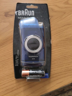 Braun Shaver M60 New Pocket with Batteries