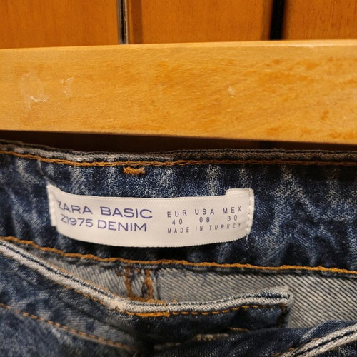 Zara Jean leopard in excellent condition, size L 40 12, blue