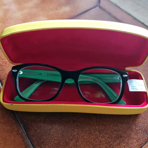 Ray Ban kids eyeglasses like new, black green