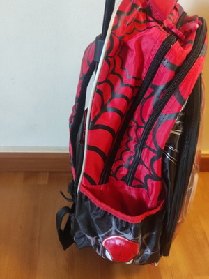 Spiderman trolley school bag by GIM with mask