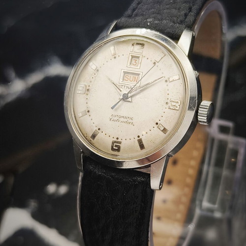 Vintage Wittnauer Automatic Day-Date 17J AXA 1468N watch