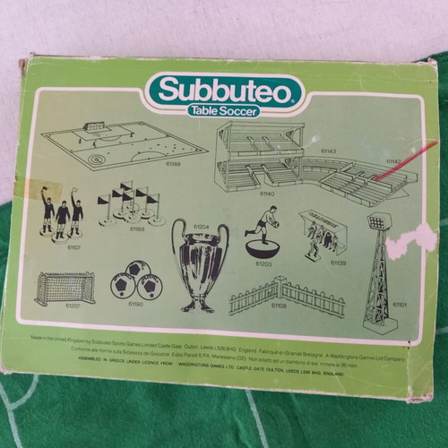 Subbuteo felt used with box 61109