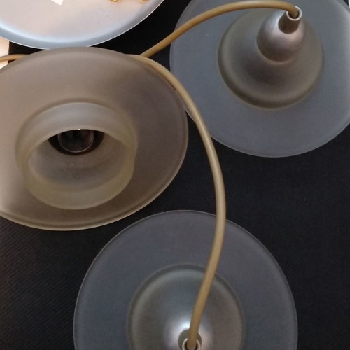 Set of two Viokef ceiling lights, three-light and two-light