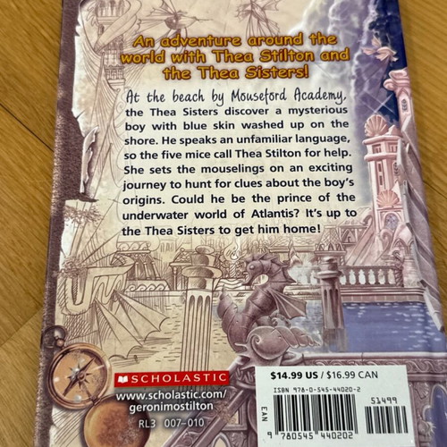 Thea Stilton The Journey to Atlantis book used, English