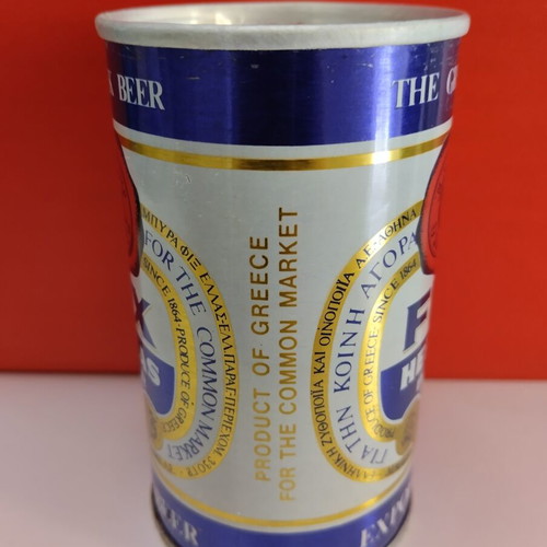 Fix Hellas Export Beer Vintage Collectible Steel Can 330ml like new