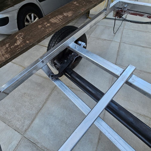 Boat trailer galvanized steel 3.5m x 1.5m like new