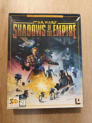 Starwars Shadows of the Empire PC game used, big box edition