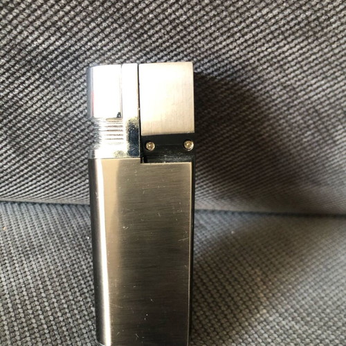 Metal 2-in-1 Lighter with Pipe New, Refillable Butane