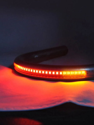 Cafe Racer Frame Rear Seat Hoop with Installed LED Strip new