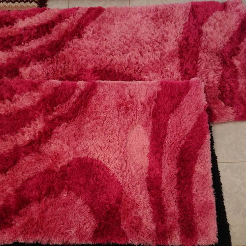 Room rugs like new, pack of 3 pink pieces