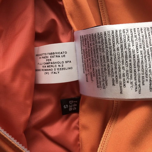 CMP Fix Hood Reverse Softshell Jacket new, women's size S, orange