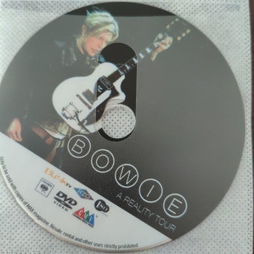 David Bowie A Reality Tour DVD, rock