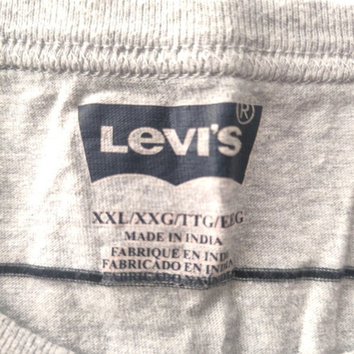 Levi's XL 100% cotton t-shirt like new, gray