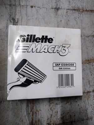 Gillette Mach 3 Razor Blades New, 6x Boxes with Extra Heads and Handle
