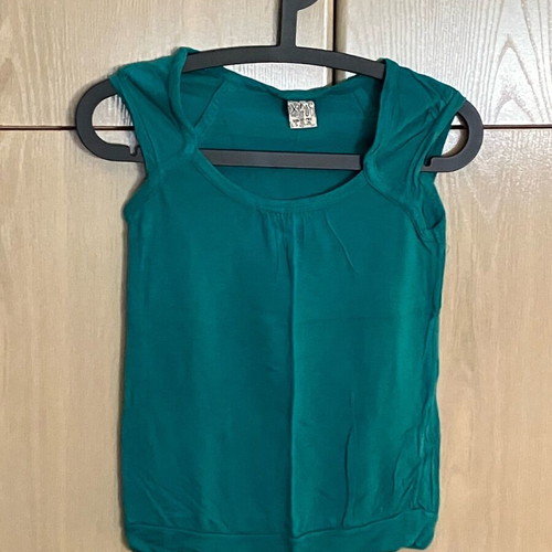 Pull & Bear turquoise short-sleeve blouse S like new