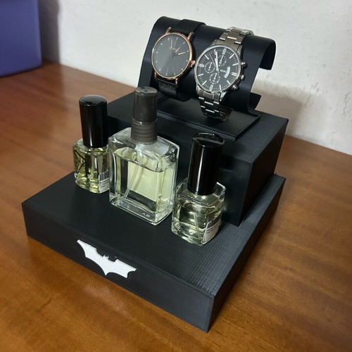 Watch and perfume organizer stand new with custom logo, 3D printed