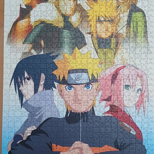 Naruto puzzle 1000 pieces used