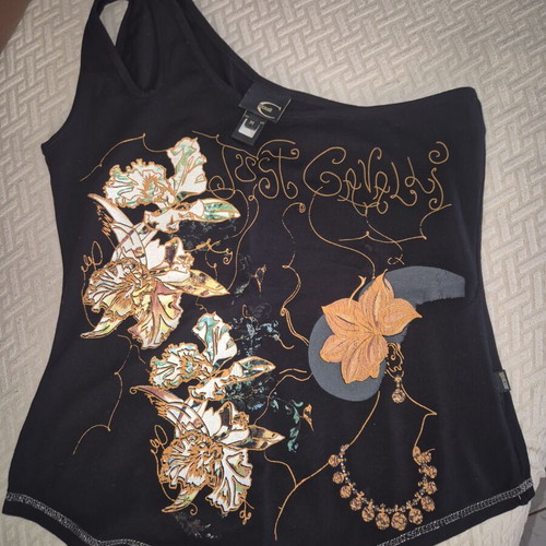 Just Cavalli top black, like new, size M