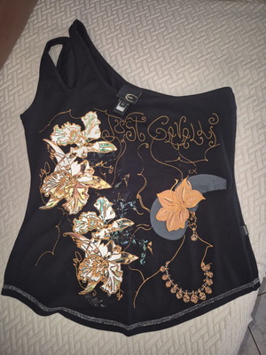 Just Cavalli top black, like new, size M
