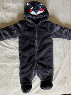 Dpam baby jumpsuit like new, charcoal color