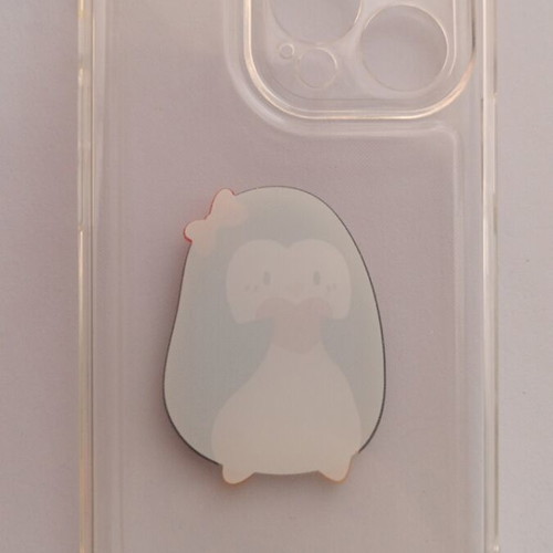 Transparent case for iPhone 13Pro new with penguin design
