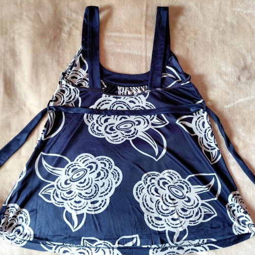 Mango top used, blue, size S, silky satin fabric