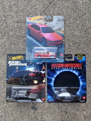 Hot Wheels BMW M5 toy cars new, set of three models