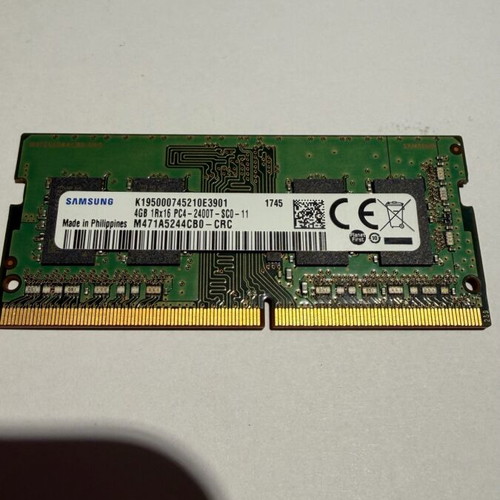 Samsung laptop RAM 4GB DDR4 2400MHz like new