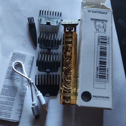 Rechargeable Hair Clipper and Beard Trimmer with Guide Comb System