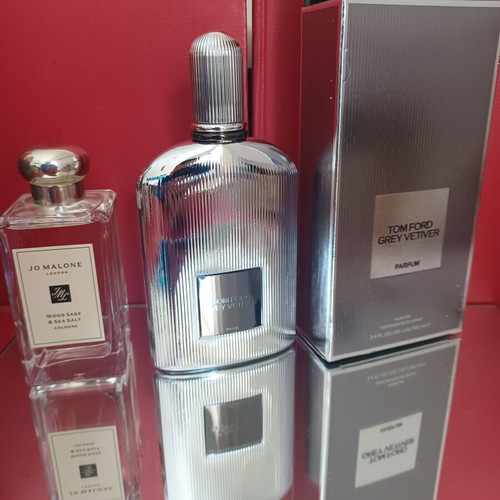 Tom Ford Grey Vetiver 100ml and Jo Malone Wood Sage & Sea Salt 100ml new perfumes