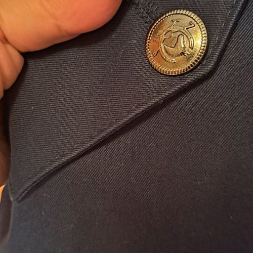 U.S. Polo Assn trench coat used, dark blue, size M