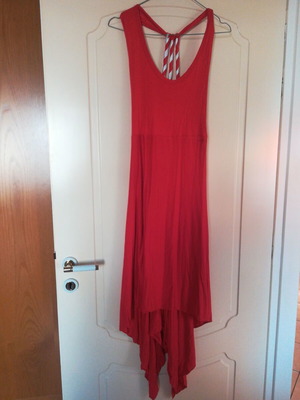 Summer dress used, red, size M